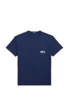 Custom Slim Fit Polo Bear Jersey T-Shirt Navy Polo Ralph Lauren