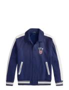 Fleece Graphic Jacket Navy Polo Ralph Lauren