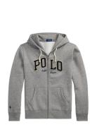 Logo Fleece Full-Zip Hoodie Grey Polo Ralph Lauren