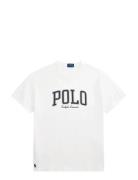 Custom Slim Fit Logo Jersey T-Shirt White Polo Ralph Lauren