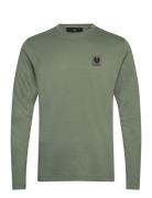 Belstaff Long Sleeved T-Shirt Dark Ink Green Belstaff