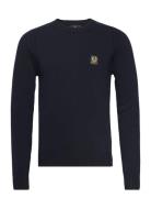 Watch Crewneck Jumper Navy Belstaff