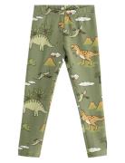 Leggings Dino Aop Green Lindex