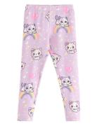 Leggings Br Inside Aop Cats A Pink Lindex