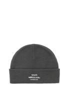 Isak Ambas Logo Beanie Grey Mads Nørgaard