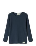 Plain Tee Ls Navy MarMar Copenhagen
