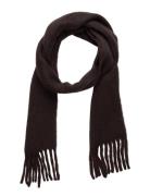 Fringed Edge Scarf Brown Mango