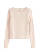 Top Pyjama Long Sleeve Jersey Pink Lindex