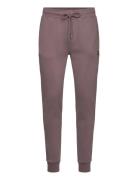 Logo Embroidered Track Pants Purple C.P. Company