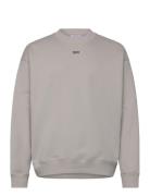 Off Stamp Skate Crewneck Beige Off-White