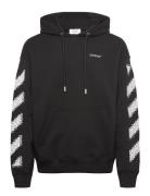 Pixel Diag Skate Hoodie Black Off-White