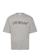 Big Bookish Skate S/S Tee Grey Off-White