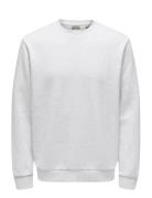 Onsceres Crew Neck Noos Grey ONLY & SONS