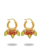 Cranberry Queen Earrings Pink ANNELE