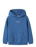 Nkmbrody Ls Nreg Sweat Wh Bru Noos Blue Name It