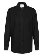 Laramw 115 Boxy Shirt Black My Essential Wardrobe