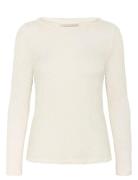 Mwrita Boatneck Ls Blouse Cream My Essential Wardrobe