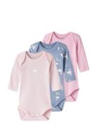 Nbfbody 3P Ls Swan Noos Pink Name It