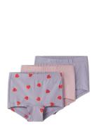 Nmftights 3P Lavender Hearts Noos Pink Name It