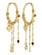 Mylan Earrings Gold-Plated Gold Pilgrim