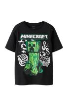 Nkmdi Minecraft Ss Nreg Top Box Noos Bfu Black Name It