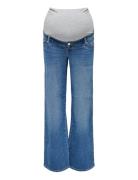 Olmsnow Hw Wide Dnm Jeans Pim Mbd Noos Blue Only Maternity