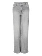 Pcsilke Mw Wide Jeans Mg Noos Bc Grey Pieces