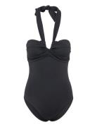 S.collective Halter Bandeau Piece Black Seafolly