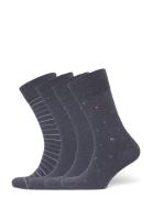 Th Men Sock 4P Tin Giftbox Grey Tommy Hilfiger
