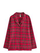 Pyjamasskjorte I Fl L Red Lindex