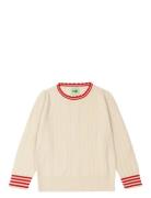 Zigzag Blouse Cream FUB