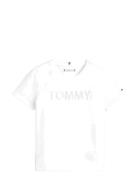 Tommy Sequins Tee S/S White Tommy Hilfiger