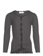 Rkbalta Ls Regular Lace Cardigan Grey Rosemunde Kids