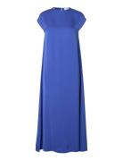 Slflina Sl Ankle Slim Dress Blue Selected