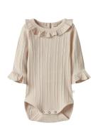 Nbftansy Ls Slim Body Lil Beige Lil'Atelier