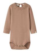 Nbftapia Ls Slim Body Lil Beige Lil'Atelier