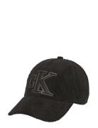 Felt Monogram Patch Cap Black Calvin Klein