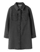 Nkfjeannie Ls Dnm Dress 2133-Ft B Grey Name It