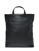 Leather 2-Way Bag Black SANDQVIST