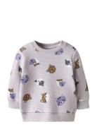 Nbftammie Ls O-Neck Purple Name It