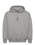 Diamond Over D Hoodie Grey HAN Kjøbenhavn