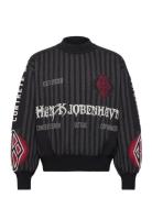 Football Knit Sweater Black HAN Kjøbenhavn