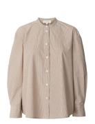Isolde Shirt - Cotton Beige STUDIO FEDER