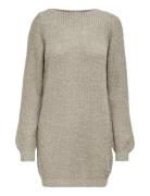 Jdywhitney Megan L/S Boat Dress Knt Noos Beige JDY