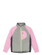 Teddy Jacket W. Fleece Sleeves Pink Color Kids