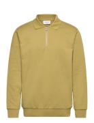 Half Zip Polo Sweat Khaki Lindbergh