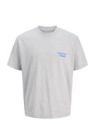 Jornorrebro Typo Tee Ss Crew Neck Sn Jnr Grey Jack & J S