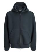 Jcocover Scuba Sweat Zip Hood Sn Navy Jack & J S