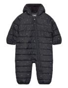 Baby Coverall - Quilt & Aop Black Color Kids