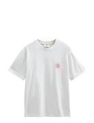 Akvillads Sun S/S Tee White Anerkjendt